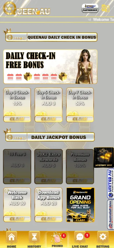 Queenau Casino mobile promotions experience